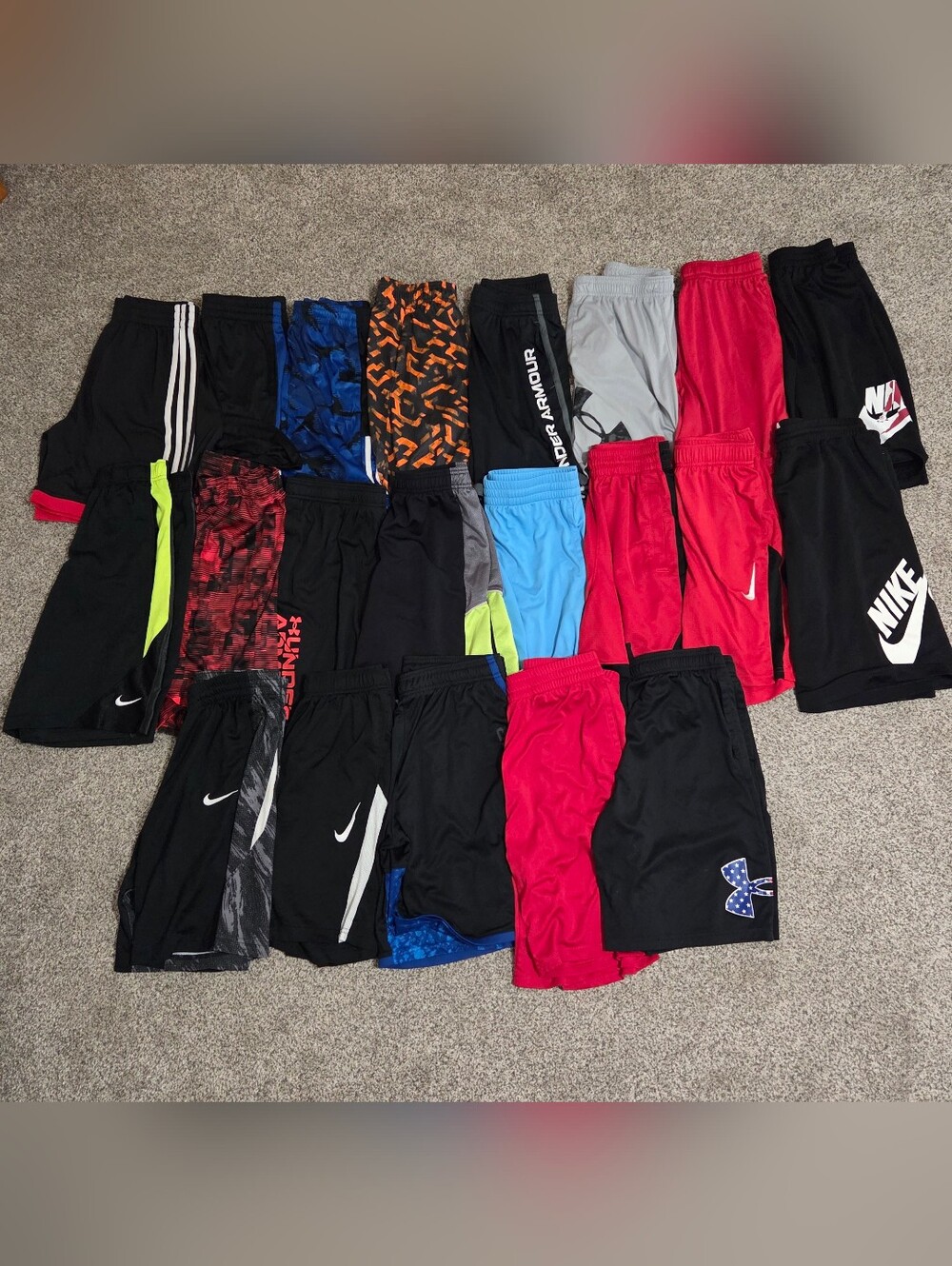 boys youth L/XL under armour, nike, adidas